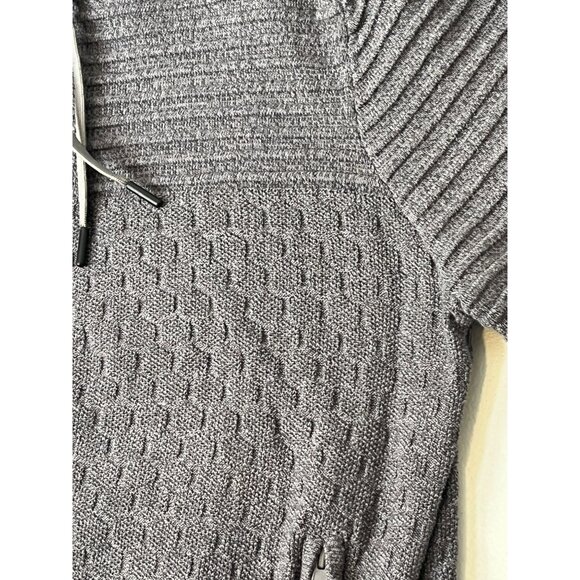 Lore Tahoe Rivers Men’s Knit Zip Hoodie Sweater Gray Medium Fall Cozy Casual - Picture 14 of 15